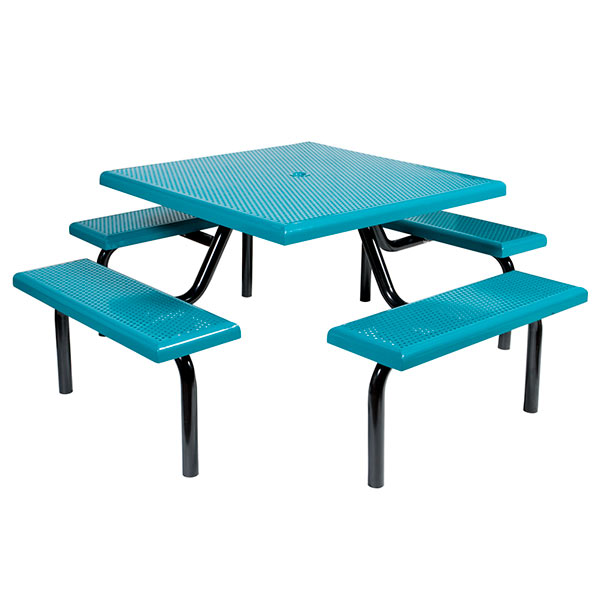 Square Modular 4-Bench Table