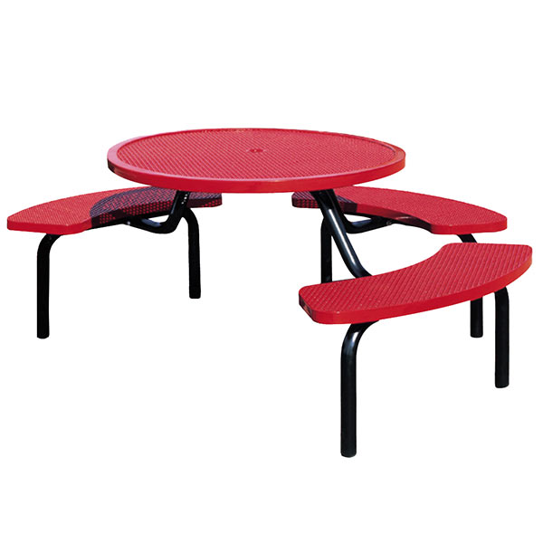 Round Modular 3-Bench ADA Table