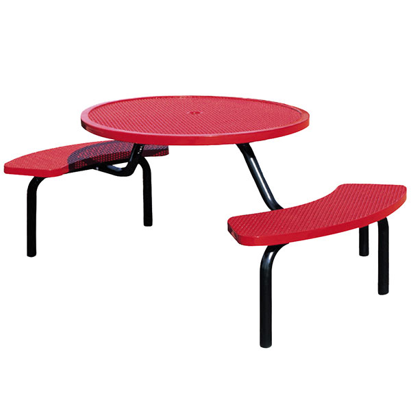 Round Modular 2-Bench ADA Table