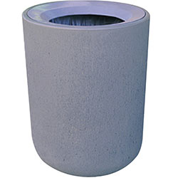 TF1082 Concrete Trash Receptacle with Aluminum Top