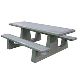 TF3212 Wheelchair Accessible Concrete Table Set