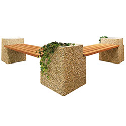 TF5085 Concrete Planter/Bench Corner
