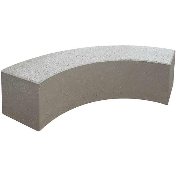 Concrete Radius Bench
