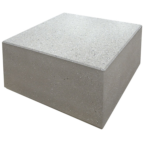 Square Concrete Bench