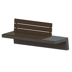 ZB.TO.03 Ville 2 Concrete Bench with Seat