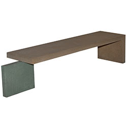 WS128 Floating Concrete Bench