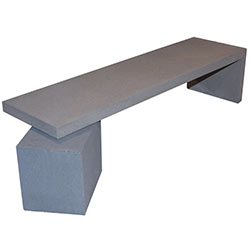 WS129 Floating Concrete Bench