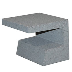 WS133 Concrete Cantilever Stool