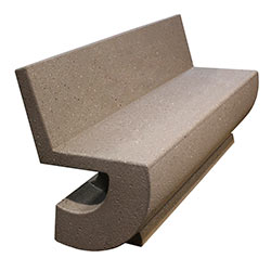 WS144 Concrete Cantilever Bench