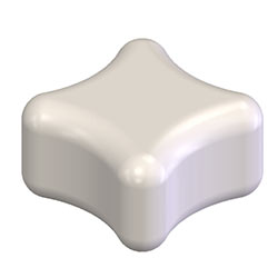 ZB.AR.01 Rounded Square Concrete Seat