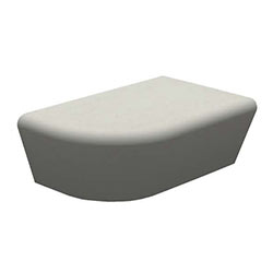 ZB.CE.02 Curved Edge Concrete Bench