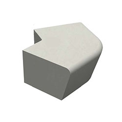 ZB.CE.07 Curved Concrete Bench