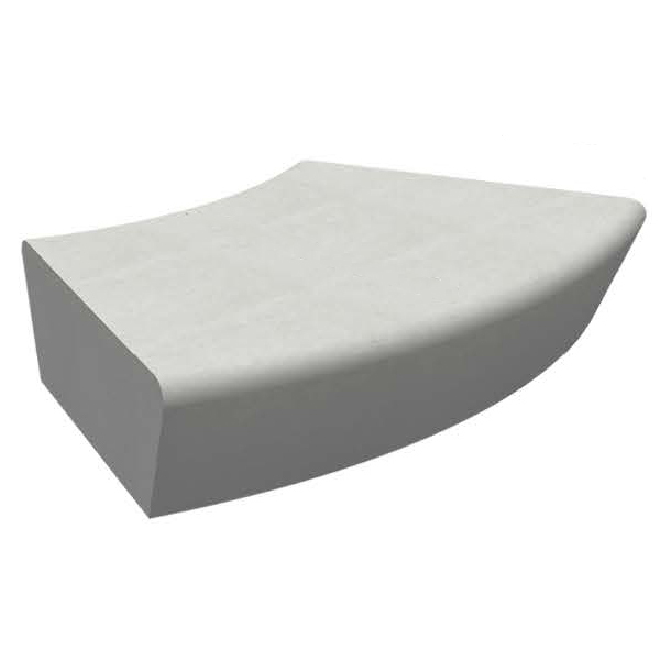 Curved Concrete Bench