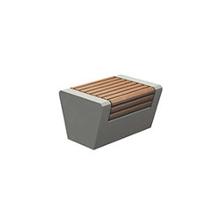 ZB.WL.06 Concrete Seat With Choice of Seat