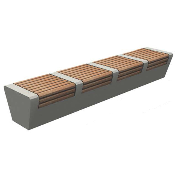 Large Bench With Four Single Seats