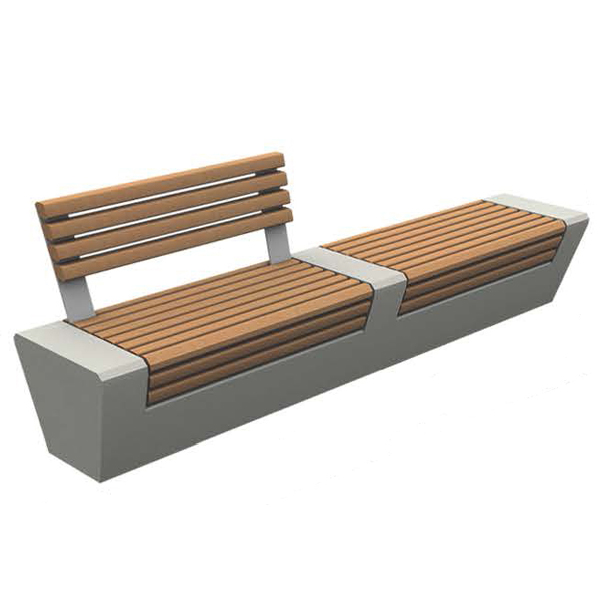 Large Bench with Double Seat & Double Seat with Backrest