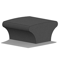 ZB.BD.02 Buda Small Concrete Bench