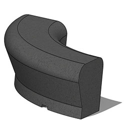 ZB.CA.01 Castricum Concrete Bench