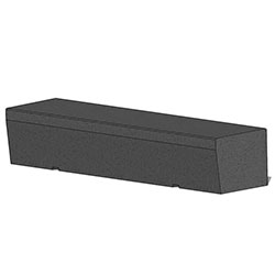 ZB.PR.01 Parlement Straight Concrete Bench